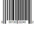 Barcode Image for UPC code 000130222402