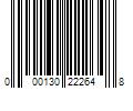 Barcode Image for UPC code 000130222648