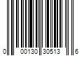 Barcode Image for UPC code 000130305136