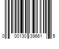 Barcode Image for UPC code 000130396615