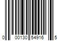 Barcode Image for UPC code 000130549165