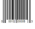 Barcode Image for UPC code 000132000053