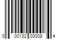 Barcode Image for UPC code 000132000084