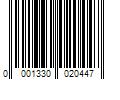 Barcode Image for UPC code 00013300204412