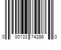 Barcode Image for UPC code 000133742860