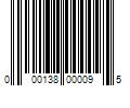 Barcode Image for UPC code 000138000095