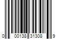 Barcode Image for UPC code 000138313089