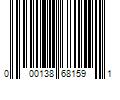 Barcode Image for UPC code 000138681591