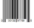 Barcode Image for UPC code 000138977595