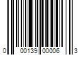 Barcode Image for UPC code 000139000063