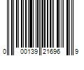 Barcode Image for UPC code 000139216969