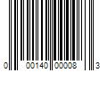 Barcode Image for UPC code 000140000083