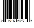 Barcode Image for UPC code 000140940709