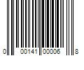 Barcode Image for UPC code 000141000068