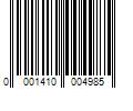 Barcode Image for UPC code 00014100049807