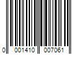 Barcode Image for UPC code 00014100070610