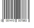 Barcode Image for UPC code 00014100078609