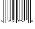 Barcode Image for UPC code 000141370406