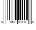 Barcode Image for UPC code 000143000080