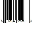 Barcode Image for UPC code 000144300288