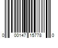 Barcode Image for UPC code 000147157780