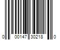 Barcode Image for UPC code 000147302180