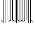 Barcode Image for UPC code 000150000059