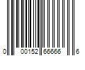 Barcode Image for UPC code 000152666666