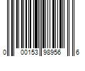 Barcode Image for UPC code 000153989566