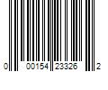 Barcode Image for UPC code 000154233262