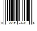 Barcode Image for UPC code 000154233316