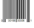 Barcode Image for UPC code 000155000061