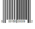 Barcode Image for UPC code 000155000092