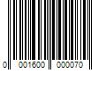 Barcode Image for UPC code 0001600000070. Product Name: Samix SCX-6 Stainless Steel 9mm Upper Suspension Ball (4)