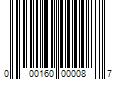 Barcode Image for UPC code 000160000087