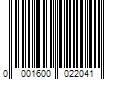 Barcode Image for UPC code 00016000220416