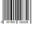 Barcode Image for UPC code 00016000283206