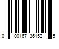 Barcode Image for UPC code 000167361525