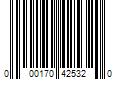 Barcode Image for UPC code 000170425320