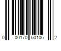 Barcode Image for UPC code 000170501062