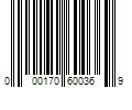 Barcode Image for UPC code 000170600369