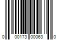 Barcode Image for UPC code 000173000630