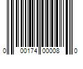 Barcode Image for UPC code 000174000080