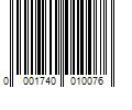 Barcode Image for UPC code 00017400100766