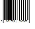 Barcode Image for UPC code 00017696000610