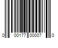 Barcode Image for UPC code 000177000070