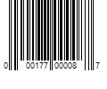 Barcode Image for UPC code 000177000087