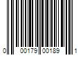 Barcode Image for UPC code 000179001891