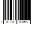 Barcode Image for UPC code 00018000001231