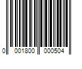 Barcode Image for UPC code 00018000005017